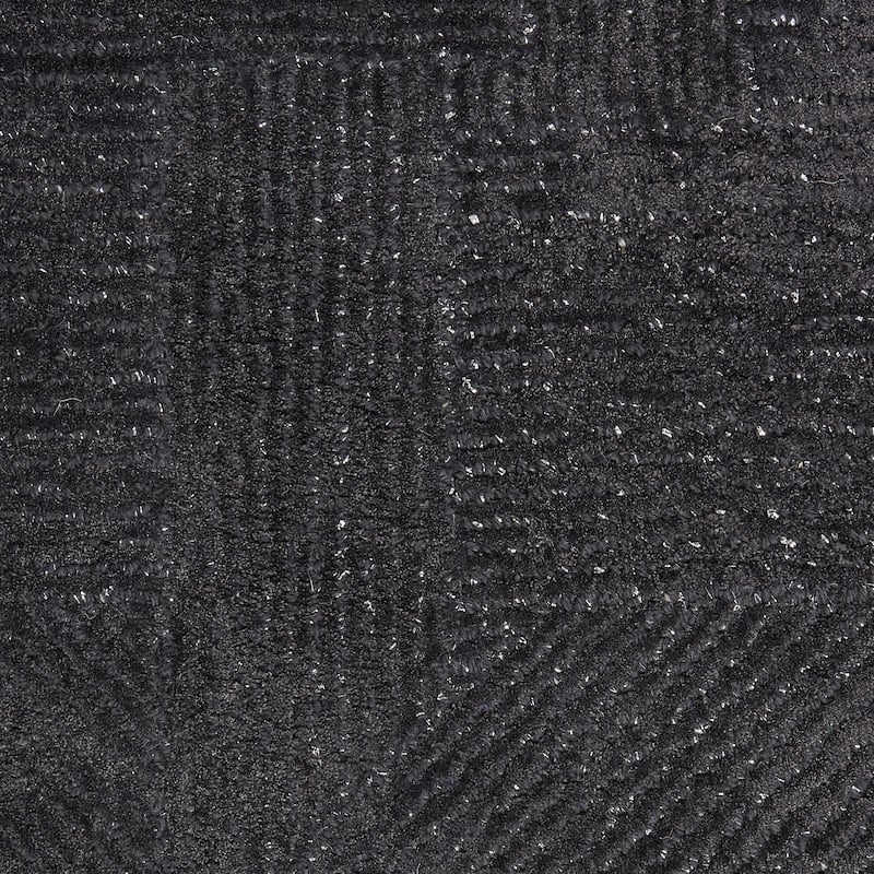 Michael Amini Abstract Linear Shimmer Area Rug