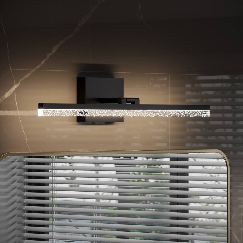 ExBrite Bathroom LED Vanity Wall Light - Black