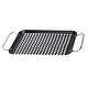 preview thumbnail 8 of 7, Permasteel Black Porcelain Enameled 3-piece Grilling Basket Set