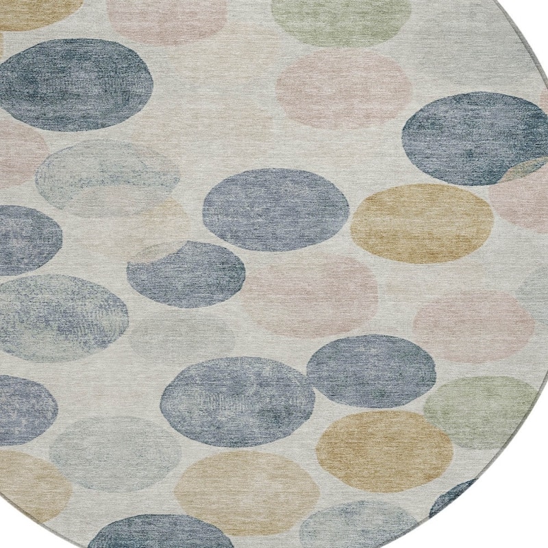 HomeRoots Geometric Transitional Rectangle Outdoor Rug