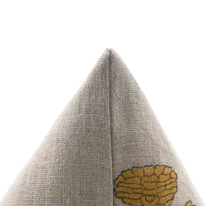 Fabdivine Thick Linen Block Print Cushion Case Sofa Comfort Sustainable, Swadesh