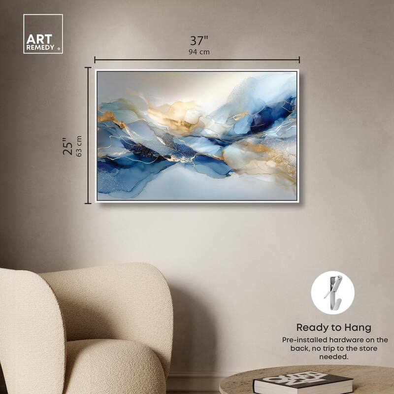 Postmodern Flow I Canvas by Art Remedy
