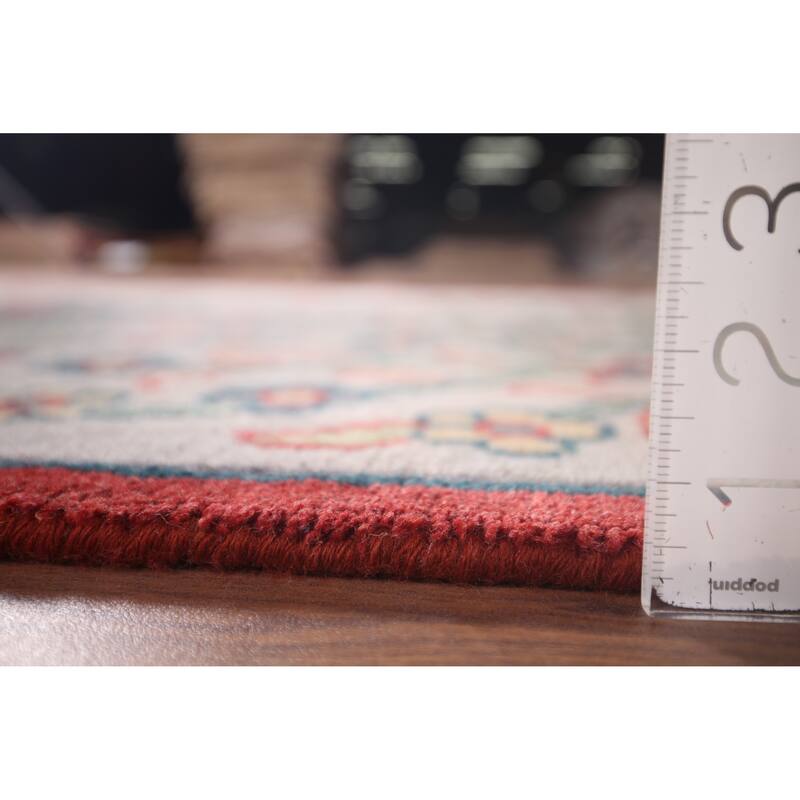 Animal Pictorial Ziegler Indian Rug Hand-Knotted Wool Carpet - 4'1"x 5'10"