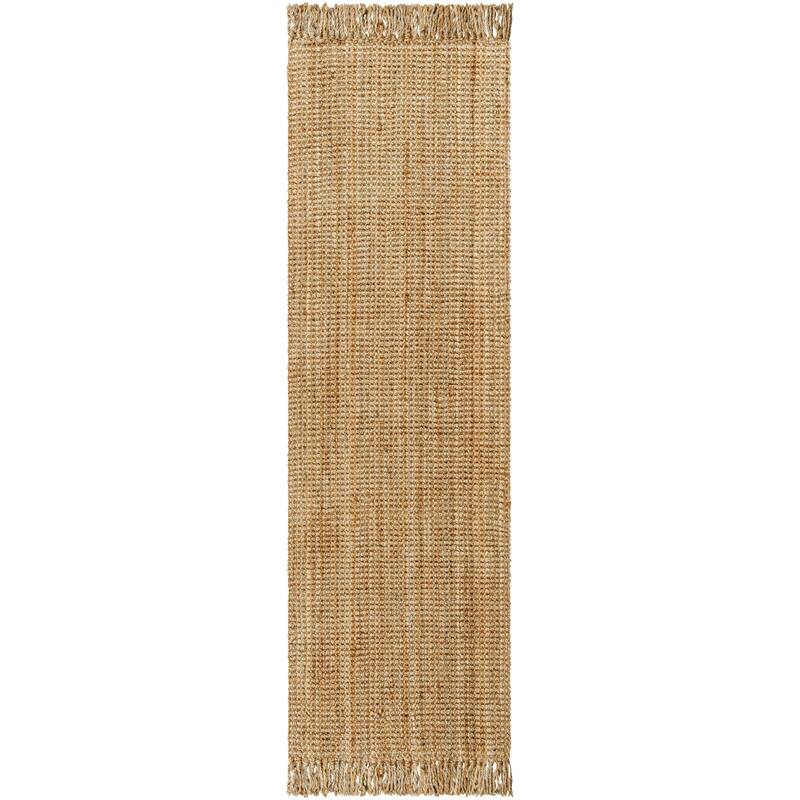Livabliss Chunky Naturals Casual Area Rug - 2'6" x 20' - Tan