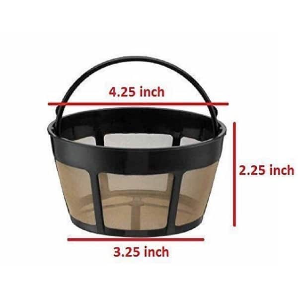 Premium Hamilton Beach Reusable Basket Filter Replacement, Replaces Hamilton Beach 8-12 Cup Coffee Filters, BPA Free (1 Pack)