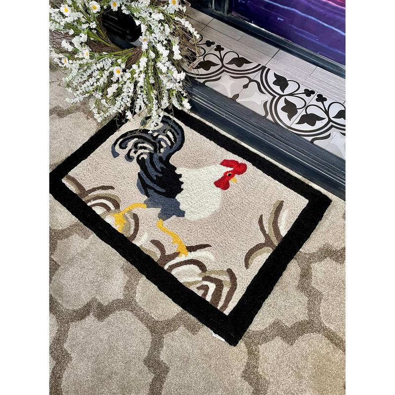 Jellybean Rug Fancy Rooster 20"x30" On Sale Bed Bath & Beyond