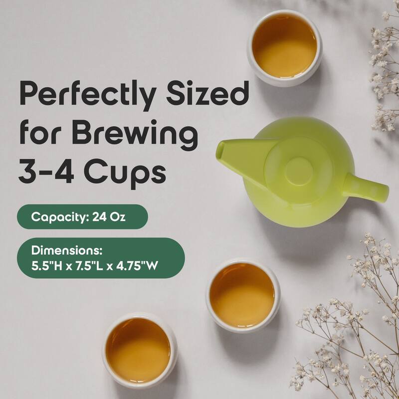 Omniware Teaz 3-4 Cup Teapot with Infuser - 24 oz