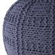 Yuny Handcrafted Modern Fabric Pouf by Christopher Knight Home