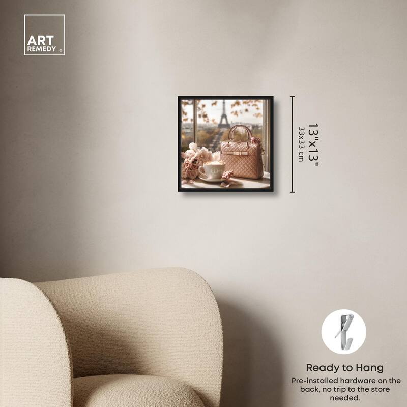 Glam by the Window Paris Canvas by Art Remedy
