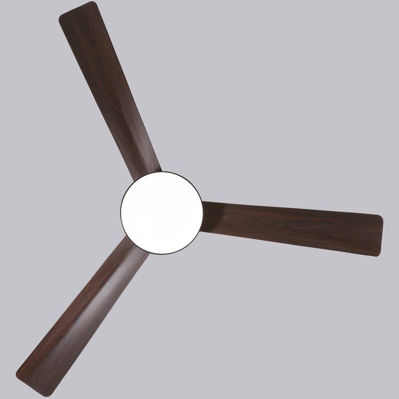 Sofucor 46 Inch Ceiling Fans with Light,Small Indoor/Outdoor,Remote Control,3 ABS Blades
