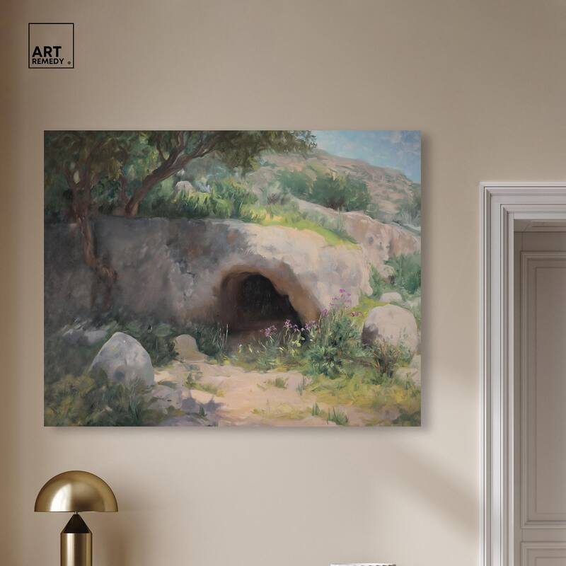 Cave of Secrets Canvas by Art Remedy, Gallery Wrapped