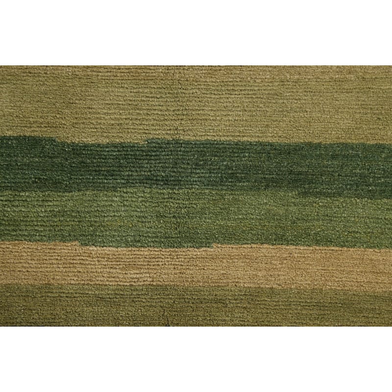 Vegetable Dye Nepalese Oriental Wool Area Rug Handmade Bedroom Carpet - 5'0" x 7'11"
