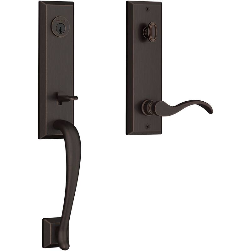 Baldwin Del Mar Right Handed One Piece Single Cylinder Keyed Entry - Venetian Bronze