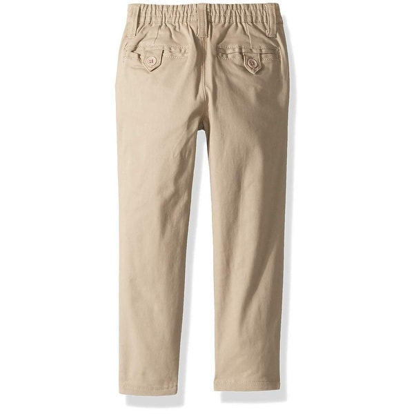 U.S 12 Big Boys Flat Front Stretch Twill Pants Polo Assn Navy