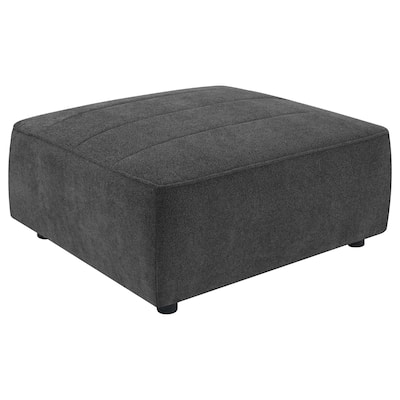 Coaster Furniture Sunny Upholstered Square Ottoman Dark Charcoal