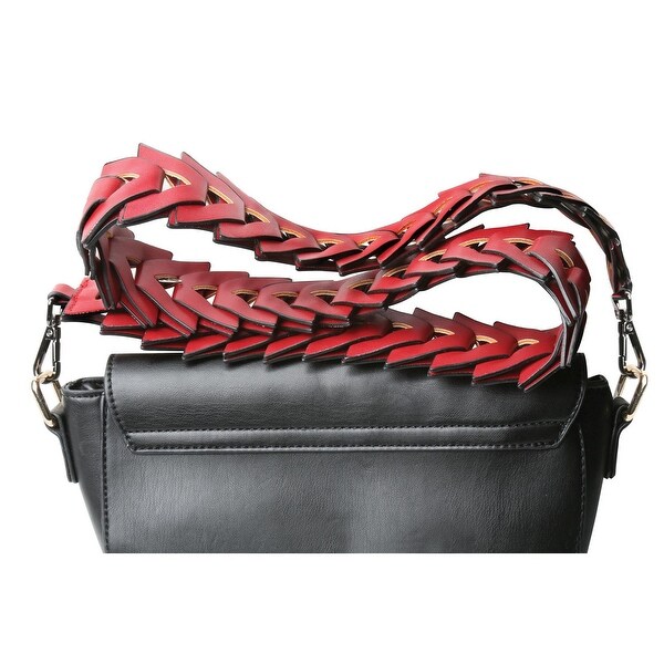 Shop Catalog Classics Faux Leather Shoulder Strap for Handbags & Purses - Flamestitch - Free ...