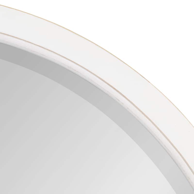 Kate and Laurel Hogan Round Framed Wall Mirror