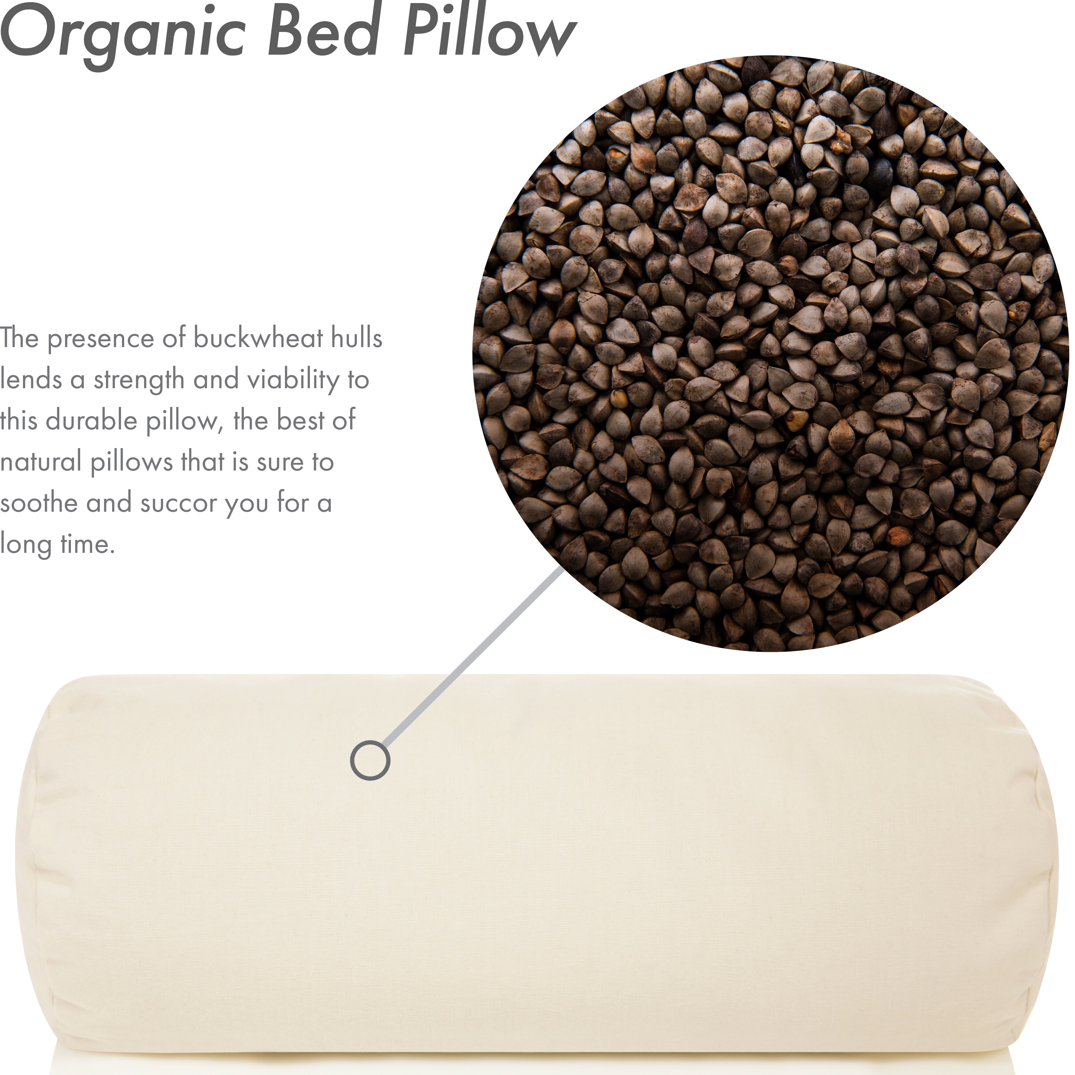 Buckwheat Hull Neck Roll Pillow Stress Neck Tension Relief On Sale Bed Bath Beyond 32361540