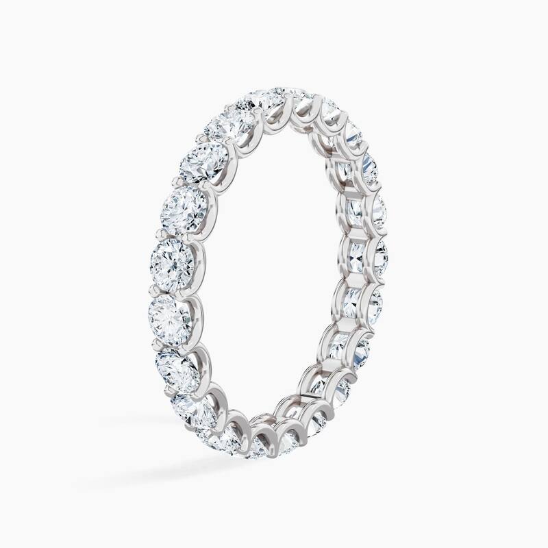 Auriya 14k Gold Round Lab Grown Diamond Eternity Band 2.10 - 9.75 ct. tw. (F-G, VS)