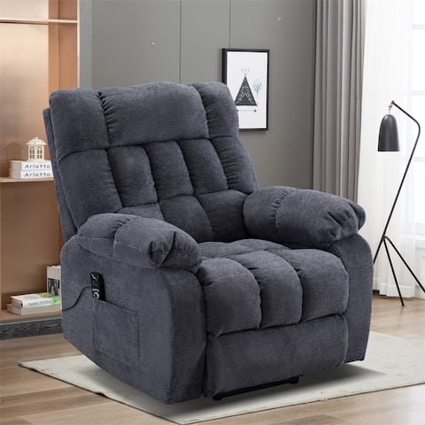 Electric lift recliner with heat therapy and massage