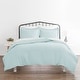 preview thumbnail 30 of 41, Becky Cameron Hotel Quality 3-Piece Oversized Duvet Cover Set Aqua - Full - Queen