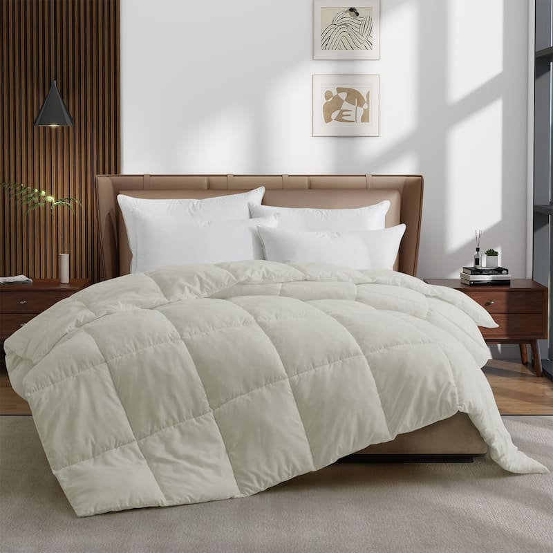 Lightweight Down Alternative Comforter Duvet Insert with Soft Microfiber Shell