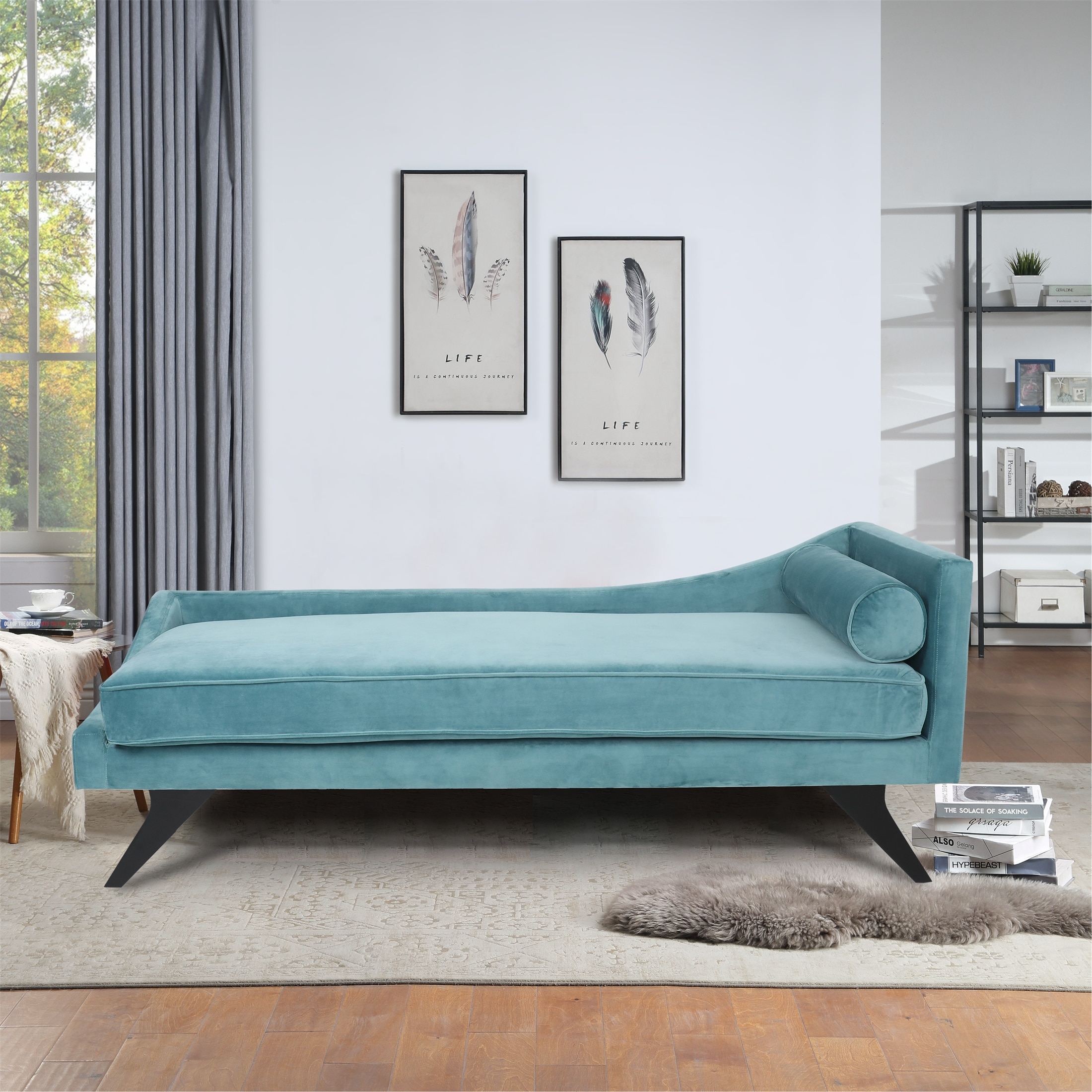 Single arm chaise sales lounge