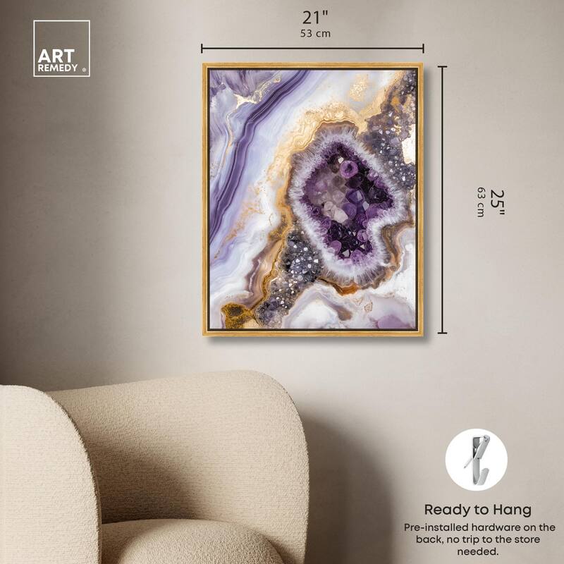 Amethystine Dream II Canvas by Art Remedy