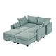preview thumbnail 8 of 31, Modern U-Shape Sectional Sofa, Convertible Sofa Bed for Living Room with Storage Spaces