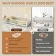 preview thumbnail 9 of 7, Toddler Floor Bed, Montessori Floor Bed with Rails and Lockable Door