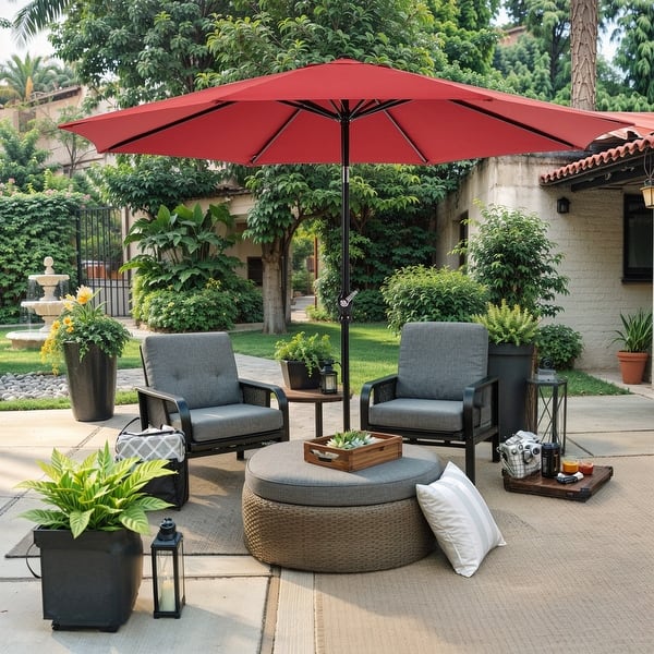 8 ft patio table umbrella MASTERCANOPY Valance for Outdoor Market 6/8 Ribs patio garden single rectangle top offset umbrellas is a fantastic way to help you enjoy your outdoor room 7.5-10 ft Patio Umbrella Outdoor