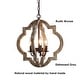 preview thumbnail 19 of 21, Modern Farmhouse 1/3-Light Wood Rustic Chandelier Lantern for Kitchen Island