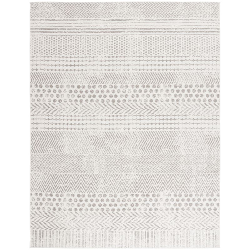 SAFAVIEH Pyramid Almedia Casual Rug - 9' x 12' - Ivory/Grey
