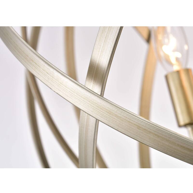 Benita Metal Large Orb 4-light Chandelier