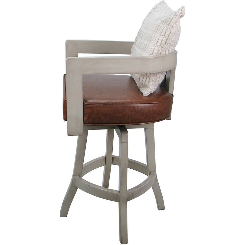 Swivel Wood Counter Bar or Extra Tall Stool - Kadir on S-Base - N/A