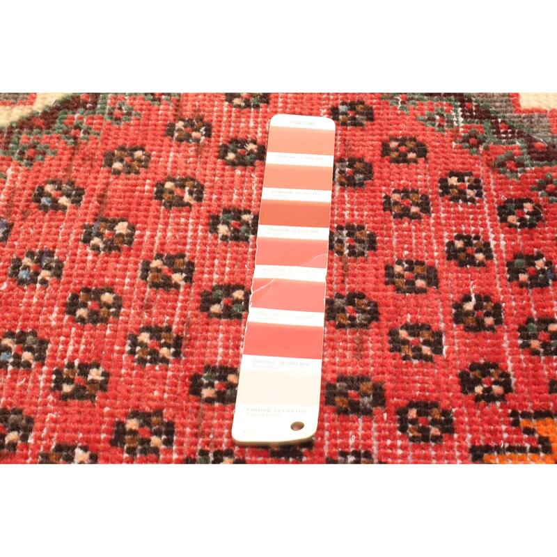 ECARPETGALLERY Hand-knotted Antalya Vintage Red Wool Rug - 4'10 x 6'4