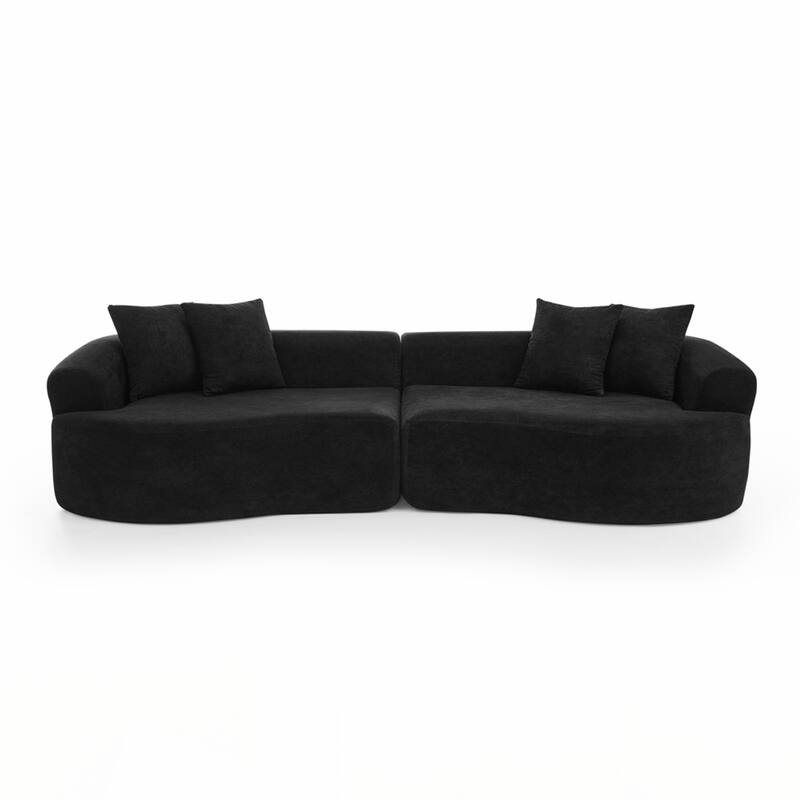 Minimalist Compression Living Room Couch, No Assembly Needed