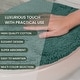 preview thumbnail 189 of 189, Home Weavers Waterford Collection Cotton Toilet Lid Rug | Elastic Fit | Fit Most Standard Toilet Lid | 18"x18"