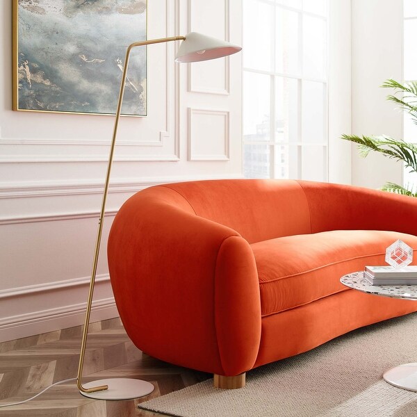 Floor lamp that slides under sofa hot sale