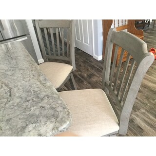 Eleanor Slat Back Wood Swivel Chair by iNSPIRE Q Classic