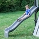preview thumbnail 11 of 12, Backyard Discovery Whispering Point Light Gray Cedar Wood Swing Set - 15'3" x 11'6"