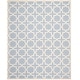 preview thumbnail 57 of 183, SAFAVIEH Handmade Cambridge Trudie Geometric Wool Rug 8' x 10' - Light Blue/Ivory - Rectangle