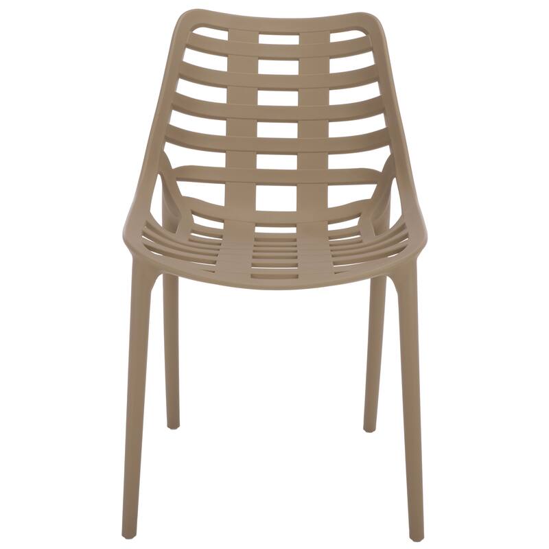 SAFAVIEH Outdoor Living Fufa Dining Chair (Set of 2) - 20"W x 24"D x 33"H