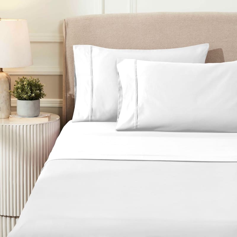Blue Nile Mills 1200 Thread Count Egyptian Cotton Deep Pocket Sheet Set