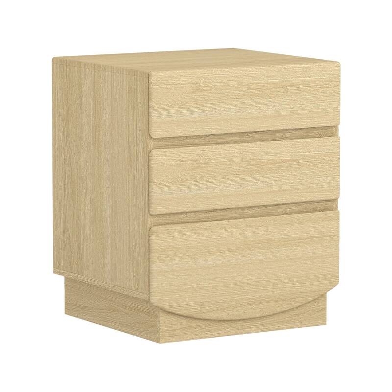 Ardea 20" Nightstand in Natural Oak (3-Drawer)