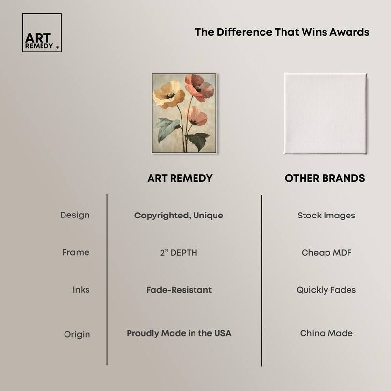 Blush and Ochre II Canvas by Art Remedy
