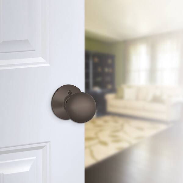 Shop Schlage F170 Orb Orbit One Sided Dummy Door Knob For One Side