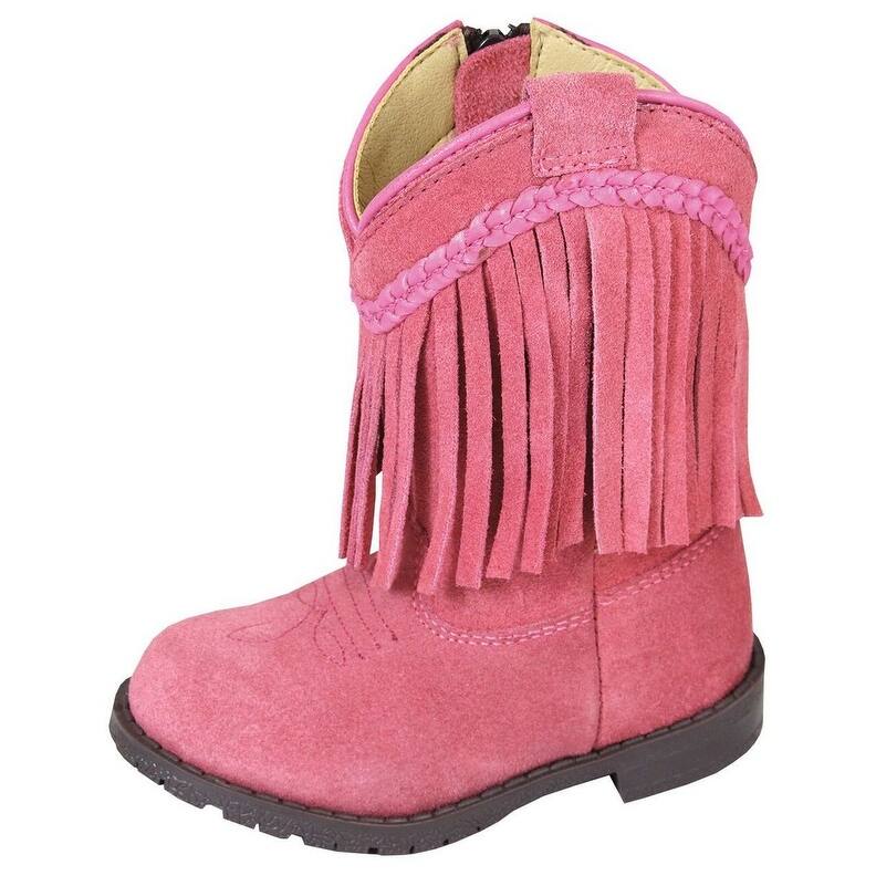 Smoky Mountain Western Boots Girls Hopalong U Toe Pink 3574T