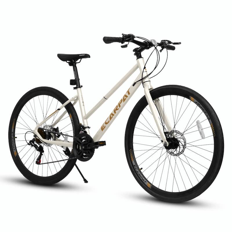 700C x 35 Road Bike - Aluminum Alloy Wheels, 21-Speed Gear System, Disc Brakes, Wide Tires