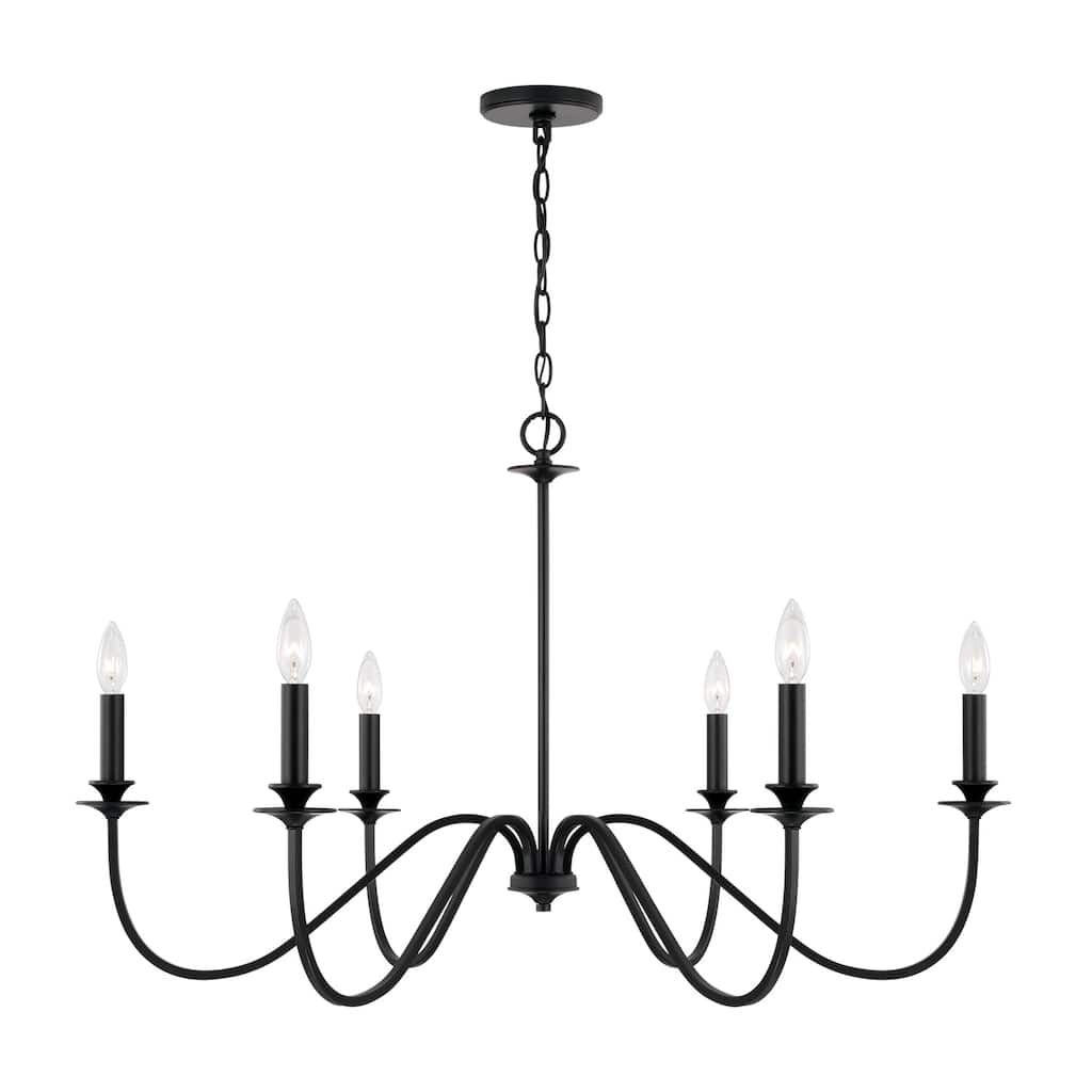 6-Light Chandelier - 23.5 high